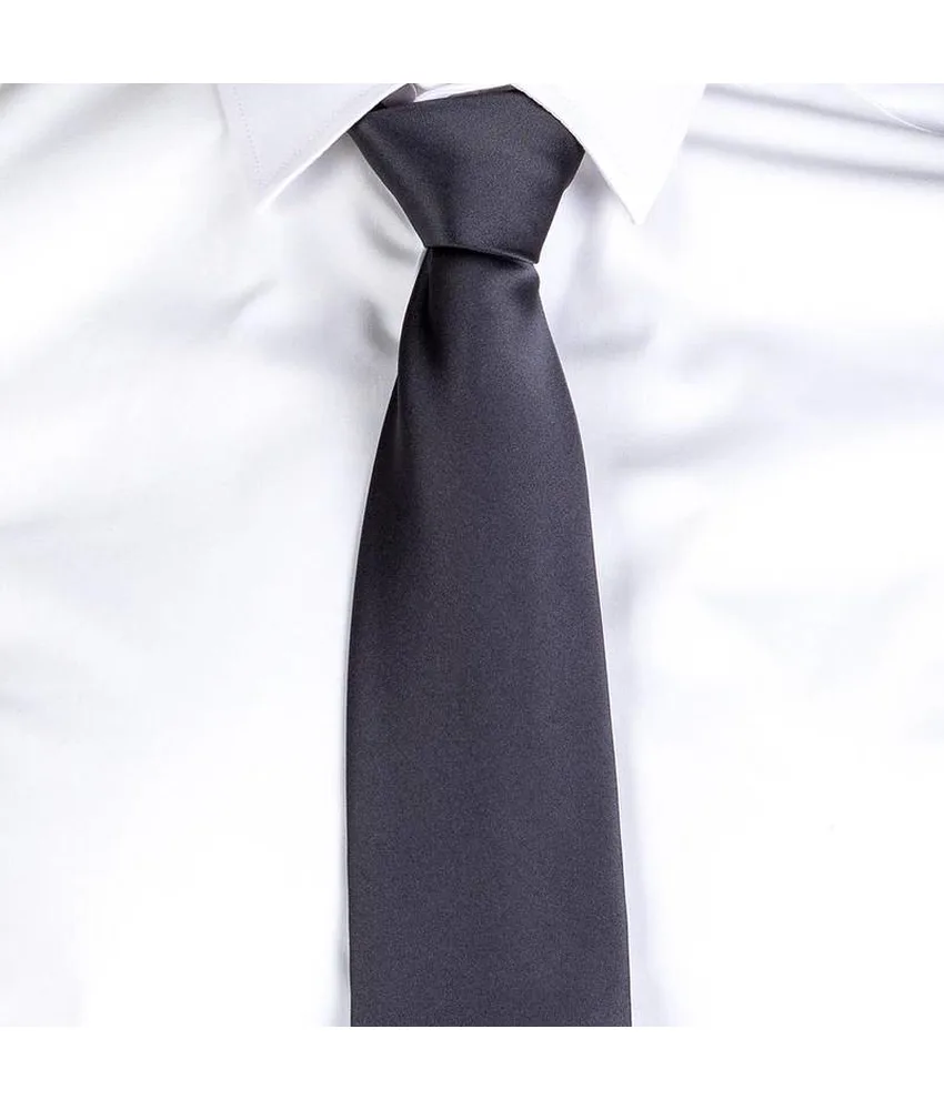 Cravatta s/nodo Garys, unisex - 100% poliestere RASO