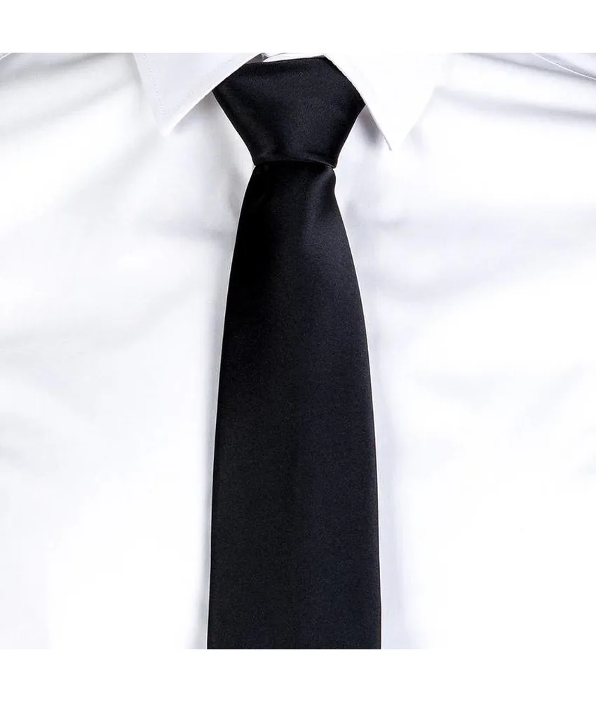 Cravatta s/nodo Garys, unisex - 100% poliestere RASO