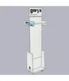 Espositore da terra per 20 appendini. 40x80x153m5 cm Garys