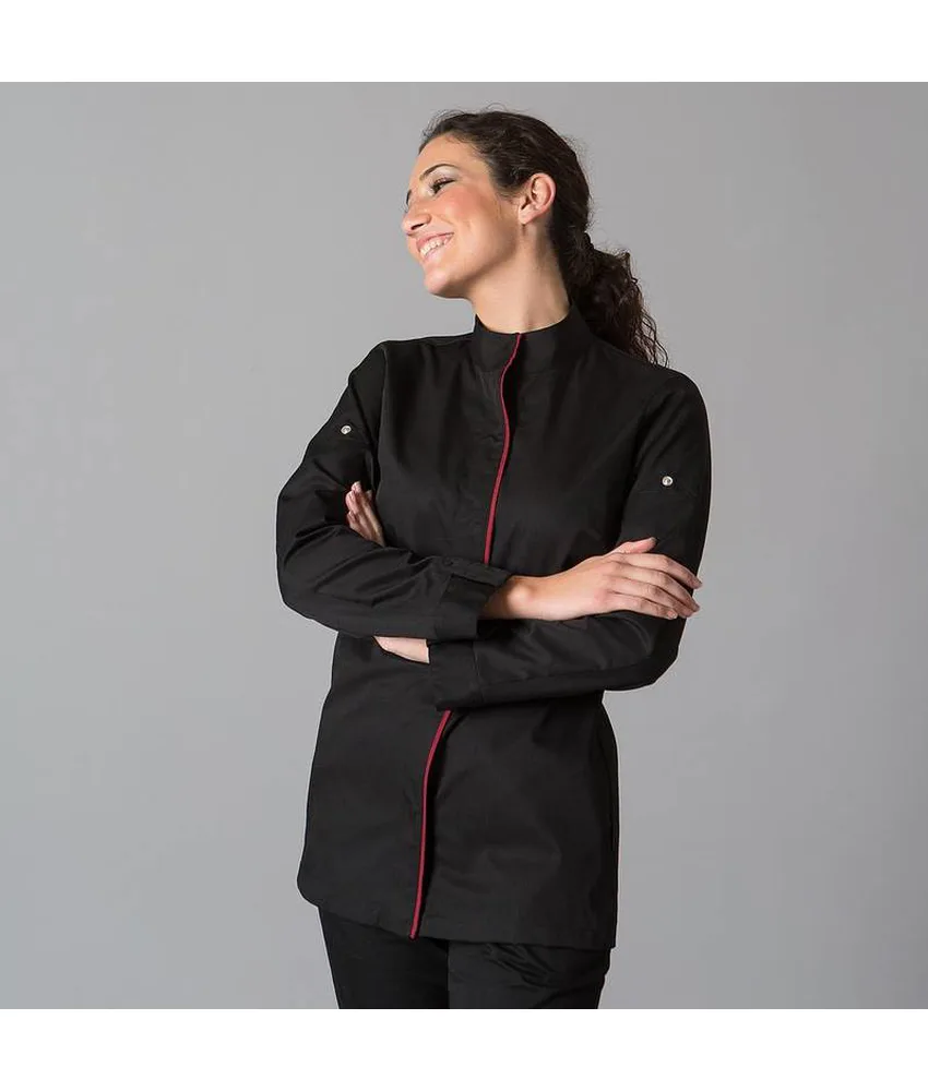 Giacca cucina da donna Garys Medina, rimboccarsi le maniche - aerosilver sul retro