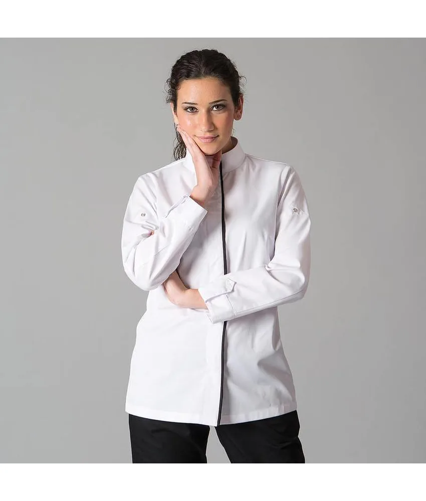 Giacca cucina da donna Garys Medina, rimboccarsi le maniche - aerosilver sul retro