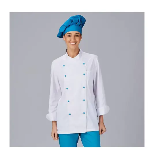 Giacca cucina donna niza senza bottoni- chiedere aparte ref 3111 Garys