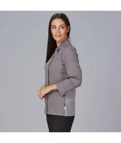 Giacca cucina donna tessuta Garys