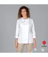 Giacca cucina donna tessuto riciclato e organico klopman Garys Anaya