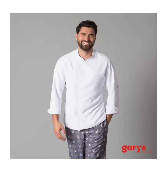 Giacca cucina unisex manica lunga Garys Redline
