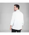 Giacca cucina unisex nápoles bianca bordino colorato Garys