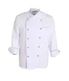Giacca cucina unisex nápoles bianca bordino colorato Garys