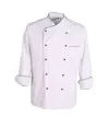 Giacca cucina unisex nápoles bianca bordino colorato Garys