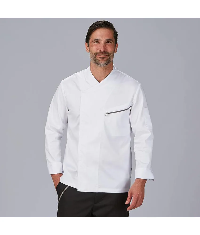 Giacca cucina unisex raso cotone vico Garys