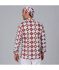Giacca cucina unisex stampata vazquez Garys
