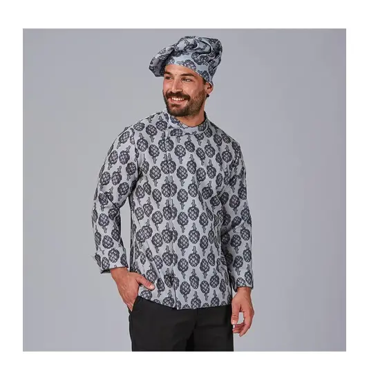Giacca cucina unisex stampata vazquez Garys
