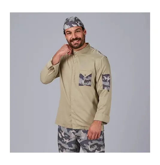 Giacca da cucina unisex combi canale tattico Garys