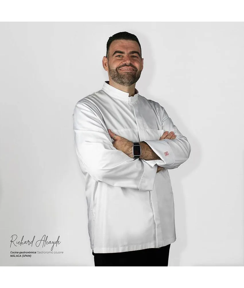 Giacca da cucina unisex Garys Apollo, taschino a sinistra e sulla manica sinistra - piqué sul giromanica