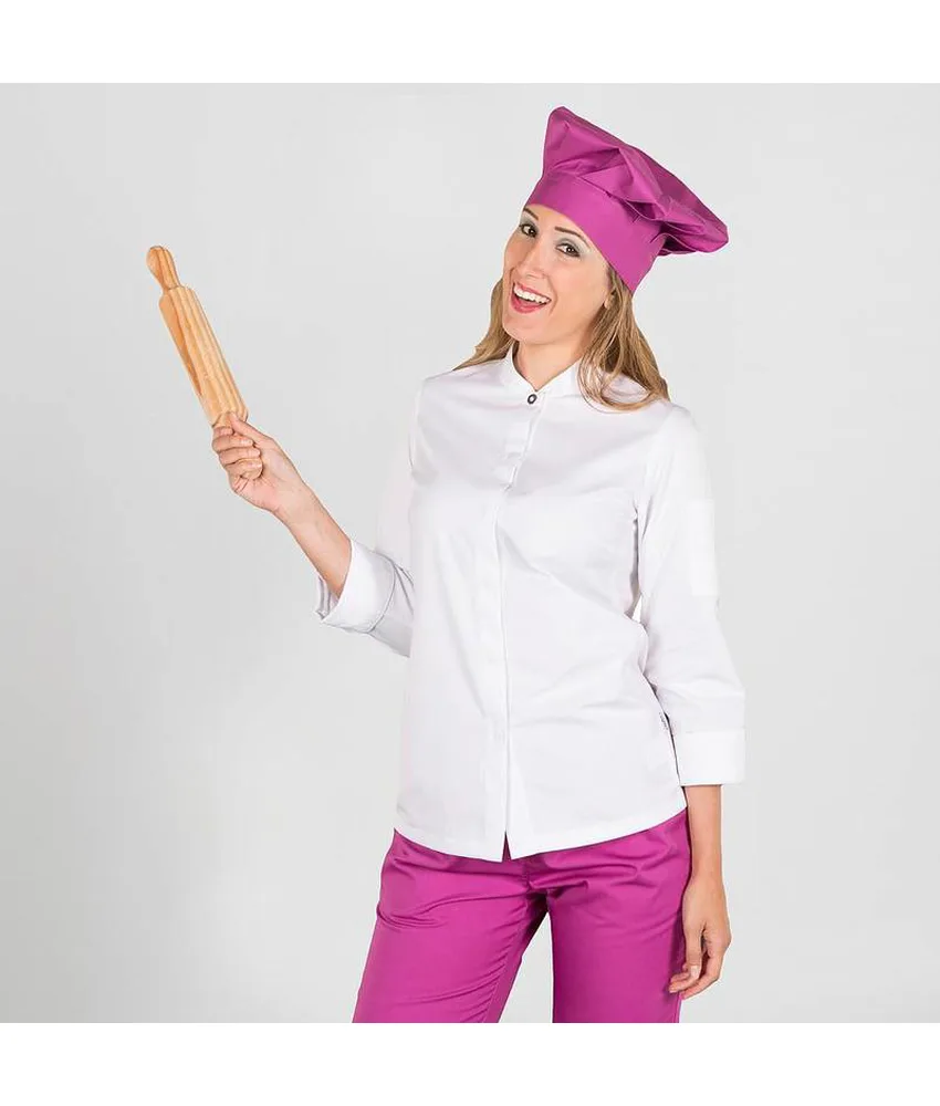 Giacca donna per cucina Garys Varela, argento sui lati