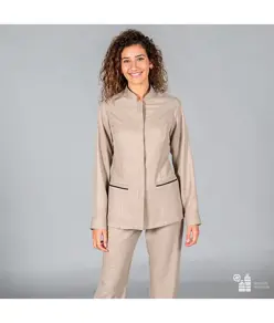 Giacca donna tessuto riciclato Garys Pineda
