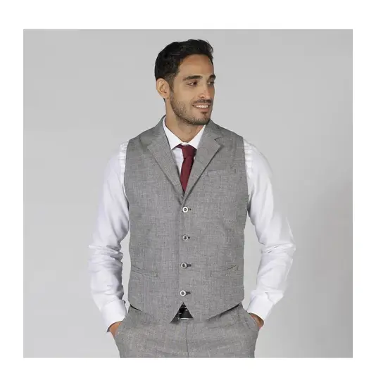 Gilet da uomo con risvolto Garys Cheviot