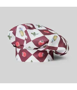 Gorro gran chef algodon estampado Garys