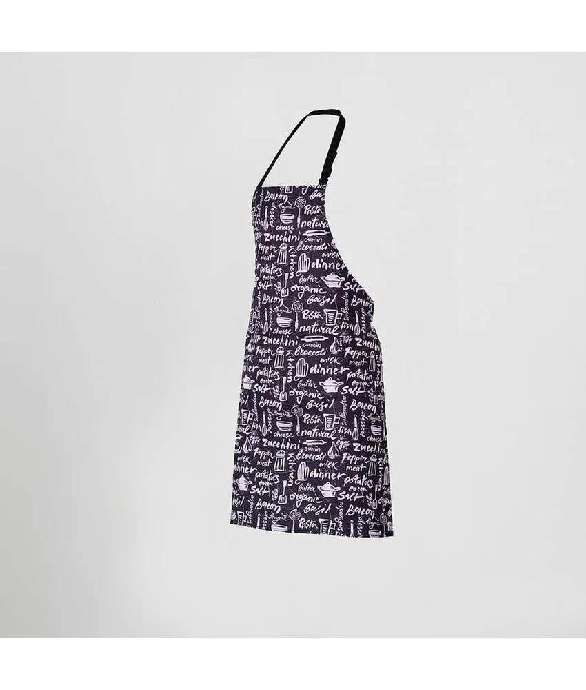 Grembiule con pettorina con stampa Garys, 80x68 cm