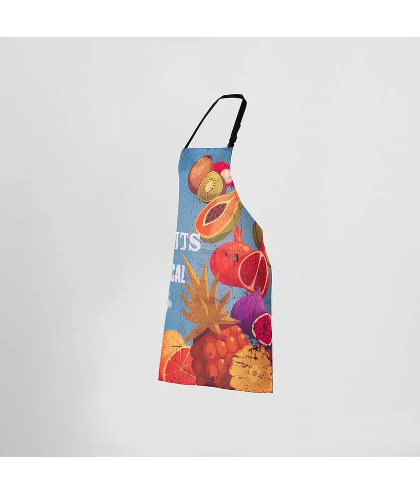 Grembiule con pettorina con stampa Garys, 80x68 cm