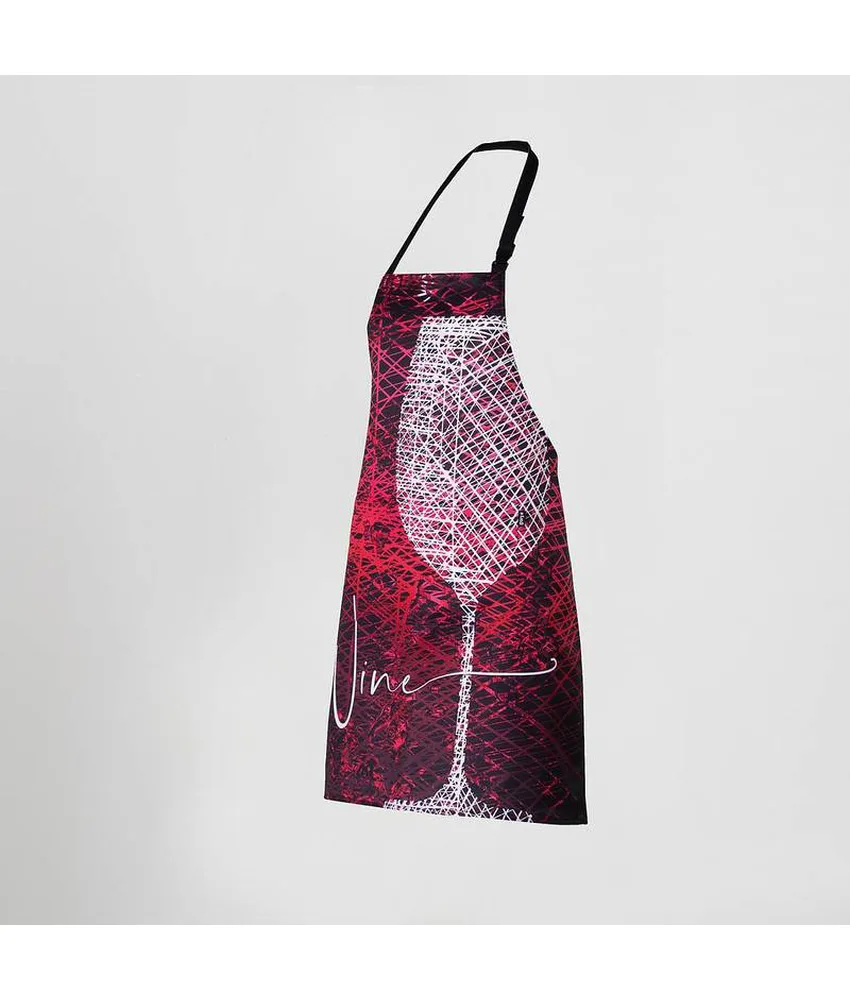 Grembiule con pettorina con stampa Garys, 80x68 cm