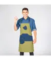 Grembiule con pettorina e bretelle combi denim indaco Garys Redline