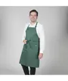Grembiule con pettorina e tasca twill Garys