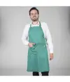 Grembiule con pettorina e tasca twill Garys