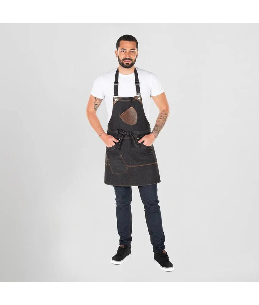 Grembiule con pettorina Garys Tenere, 74x80 cm
