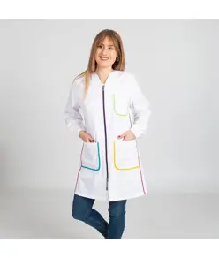 Grembiule da donna con bordi colorati Garys