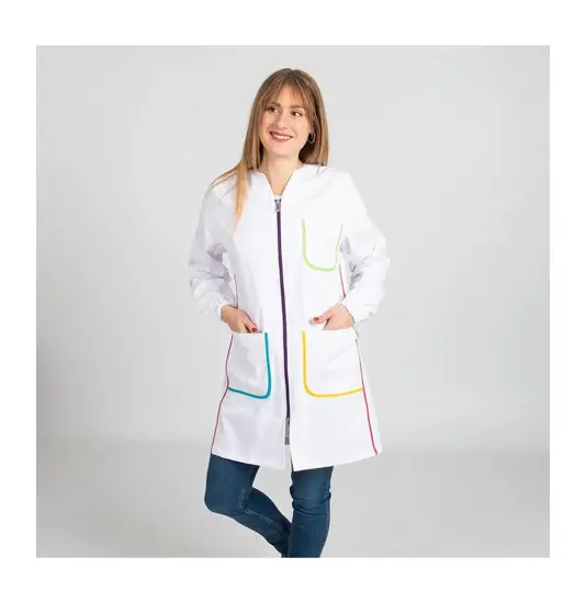 Grembiule da donna con bordi colorati Garys