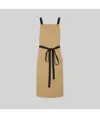 Grembiule pettorina con bretelle a contrasto 88×74 cm Garys
