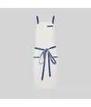 Grembiule pettorina con nastro a righe 88×74 cm Garys