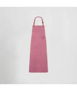 Grembiule pettorina con rivetti in twill riciclata 86×74 cm Garys