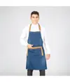 Grembiule pettorina in denim lavato indaco combi Garys Redline