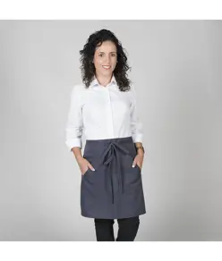 Grembiule senza pettorina e tasca twill poliester Garys