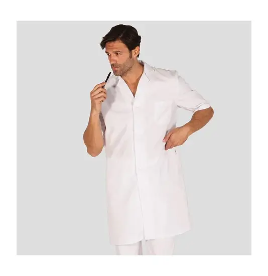 Grembiule uomo m/c twill bianca Garys