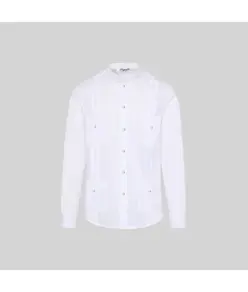 Guayabera uomo collo alla coreana borneo Garys