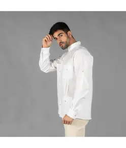 Guayabera uomo collo alla coreana borneo Garys