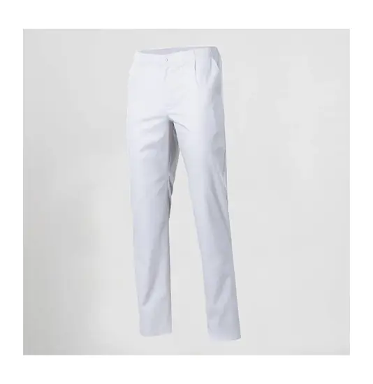 Pantalon sarga blanca bolsillos "red line" Garys