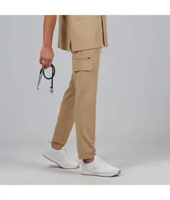 Pantalon unisex cintura ajustable y bolsillos cargo Garys
