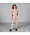Pantalone donna tessuto riciclato arena Garys