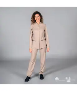 Pantalone donna tessuto riciclato arena Garys