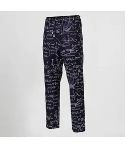 Pantalone elastico con cordino esterno microfibra stampata Garys