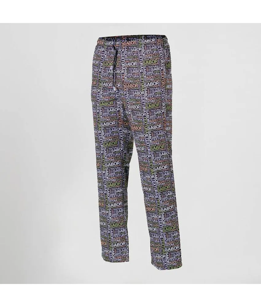 Pantalone elastico con cordino esterno microfibra stampata Garys, 148 gr/m²