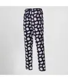 Pantalone elastico con cordino esterno microfibra stampata Garys