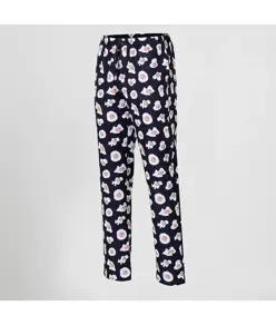 Pantalone elastico con cordino esterno microfibra stampata Garys