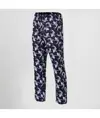 Pantalone elastico con cordino esterno microfibra stampata Garys