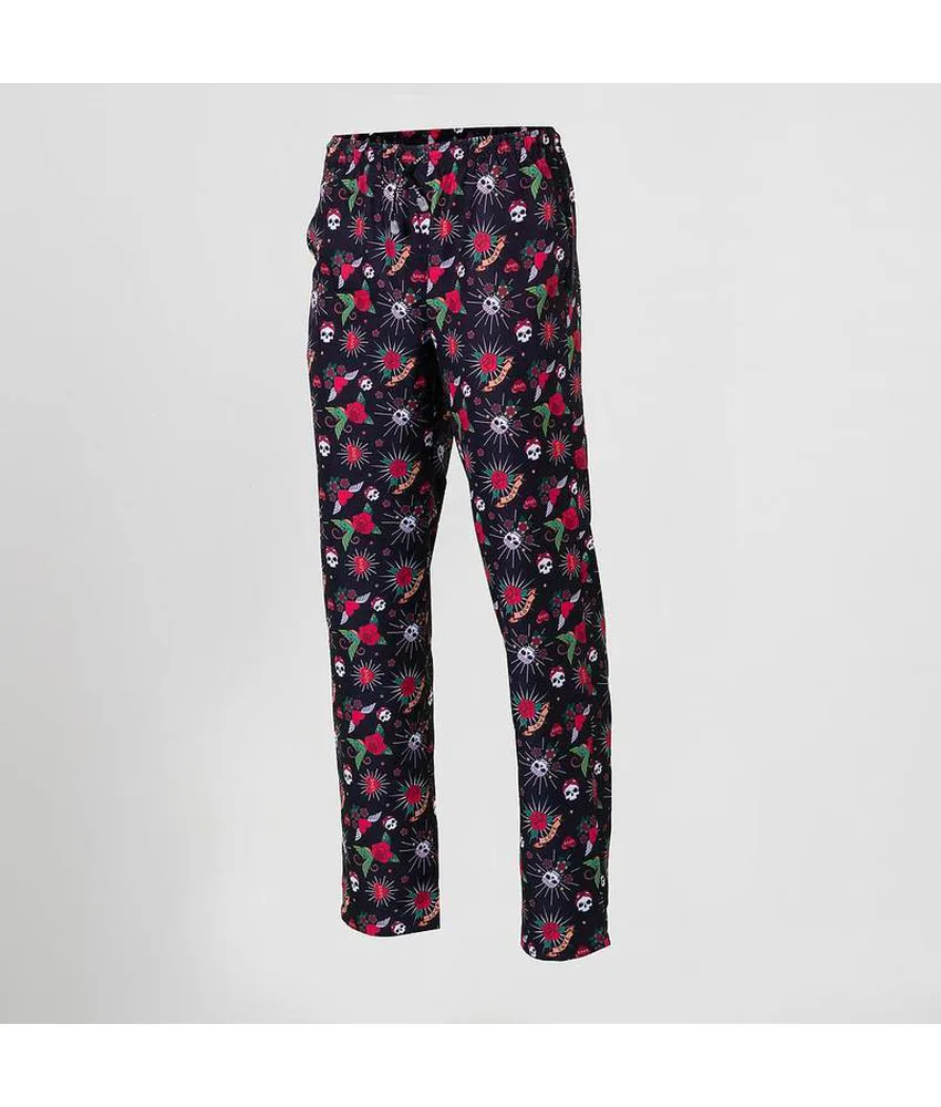 Pantalone elastico con cordino esterno microfibra stampata Garys, 148 gr/m²
