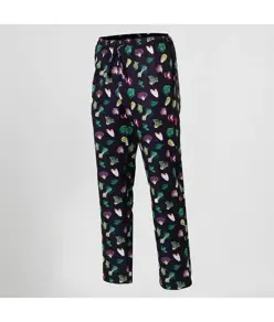 Pantalone elastico con cordino esterno microfibra stampata Garys
