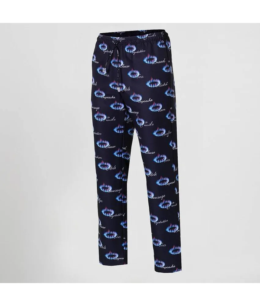 Pantalone elastico con cordino esterno microfibra stampata Garys, 148 gr/m²